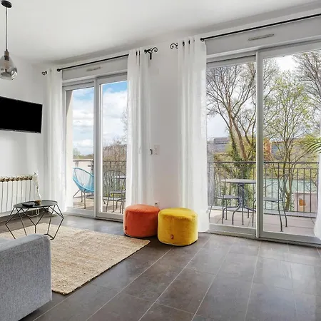 Apartmán Vue Rhone Balcon & Clim, Cite Internationale Caluire-et-Cuire
